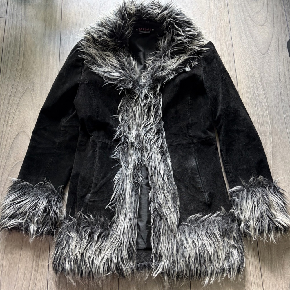 Vintage Afghan/Penny Lane Fur Trim Coat